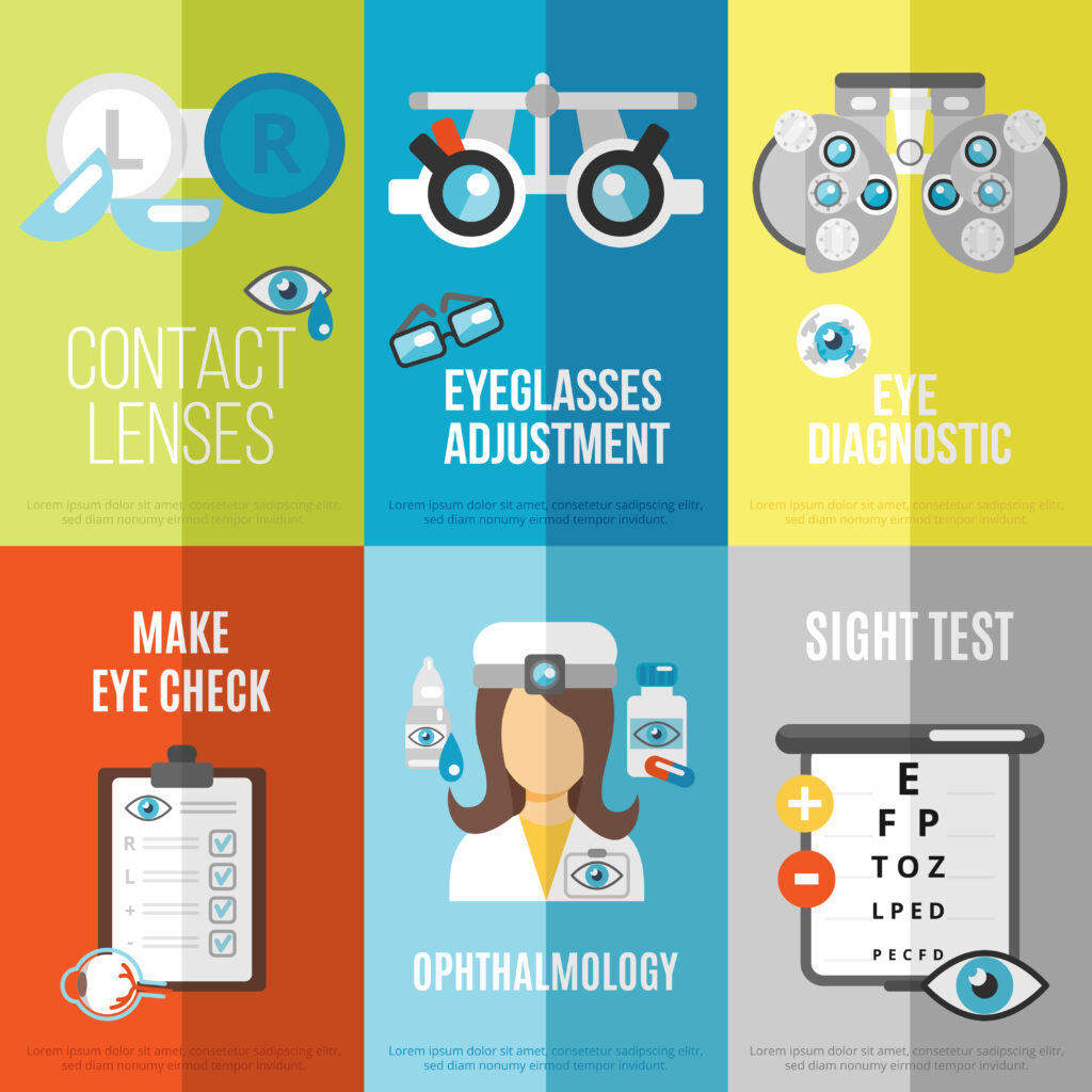 <a href="https://www.freepik.com/free-vector/oculist-mini-poster-set_4661215.htm#query=eye%20doctor&position=7&from_view=search&track=ais">Image by macrovector_official</a> on Freepik